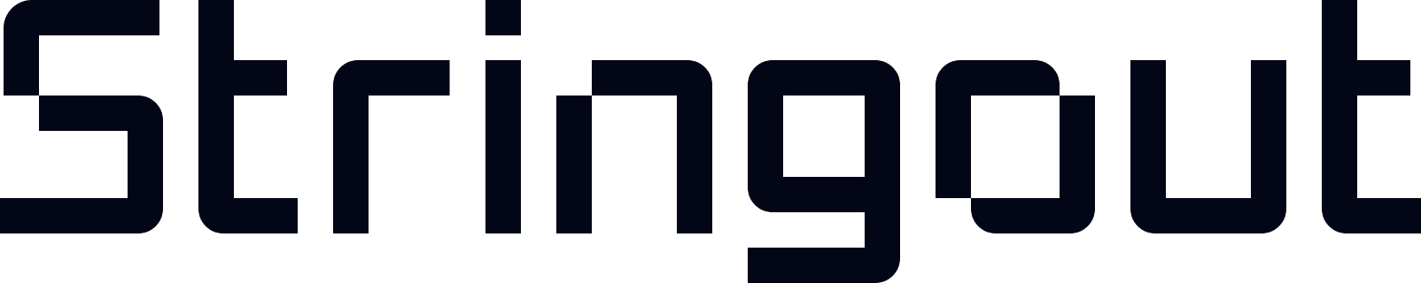 Stringout logo for light backgrounds
